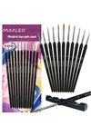 Paint brushes 11pcs with stand Maaleo 26118