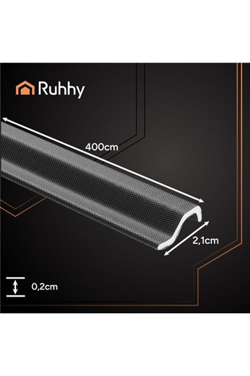 Black anti-draft seal Ruhhy 26267