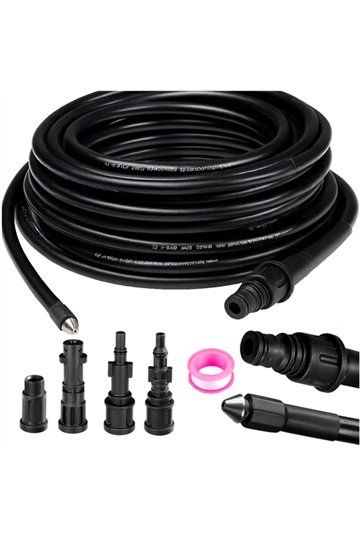 Pipe cleaning hose with adapter 20m Ruhhy 26133