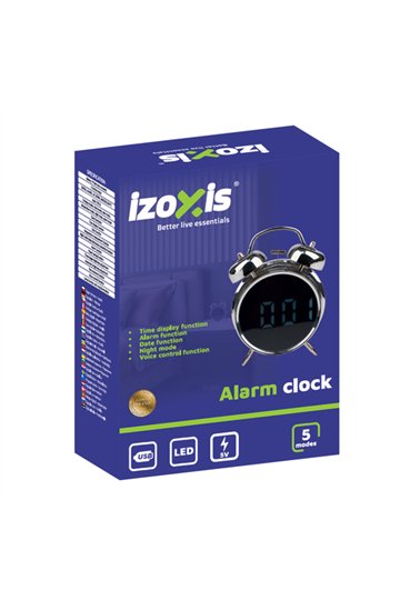 Digital clock - alarm clock Izoxis 26337