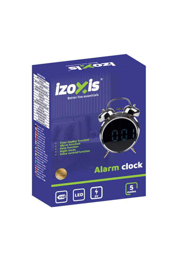 Digital clock - alarm clock Izoxis 26337