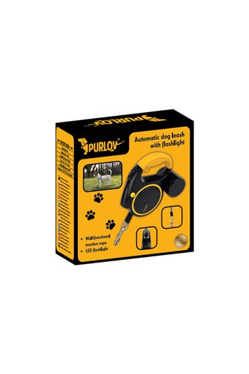 Automatic lanyard with flashlight 5m Purlov 25965