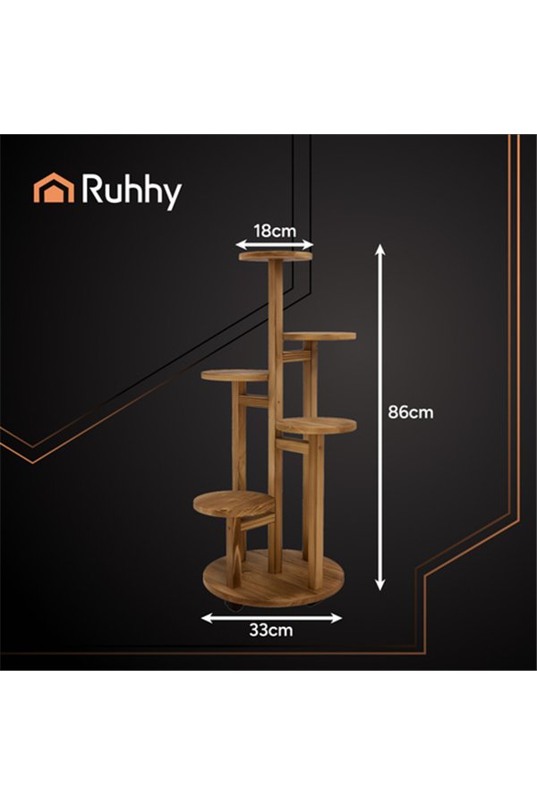 Standing flower stand 86cm Ruhhy 26041