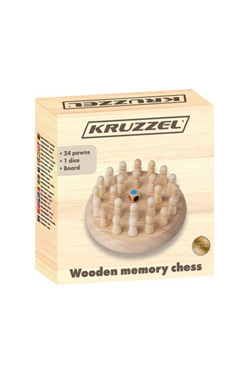 Memory chess - wooden Kruzzel 26251