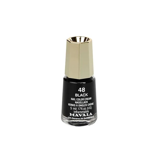 Mavala Nail Polish 48 Black 5ml