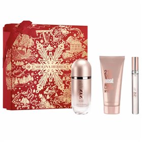 Carolina Herrera 212 Vip Rose Eau De Perfume Spray 80ml Set 3 Pieces