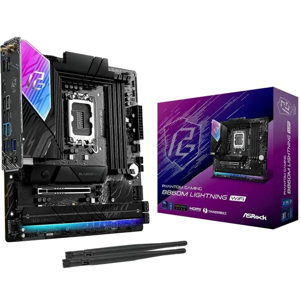Pagrindinė plokštė ASRock B860M Lightning WiFi Intel B860