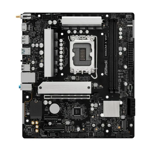 Pagrindinė plokštė ASRock B860M-X WiFi Intel B860 LGA 1851