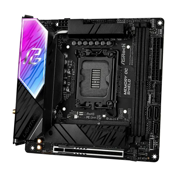 Pagrindinė plokštė ASRock B860I Lightning WiFi Intel B860 LGA 1851