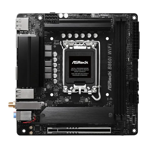 Pagrindinė plokštė ASRock B860I WiFi Intel B860 LGA 1851