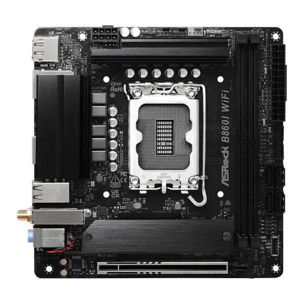Pagrindinė plokštė ASRock B860I WiFi Intel B860 LGA 1851