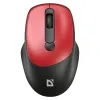 Belaidė pelė Defender FEAM MM-296 RF SILENT Raudona