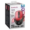 Belaidė pelė Defender FEAM MM-296 RF SILENT Raudona