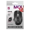 Bevielė optinė pelė Defender DEFENDER PRIME MB-053 RF SILENT Juoda