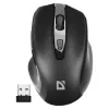 Bevielė optinė pelė Defender DEFENDER PRIME MB-053 RF SILENT Juoda