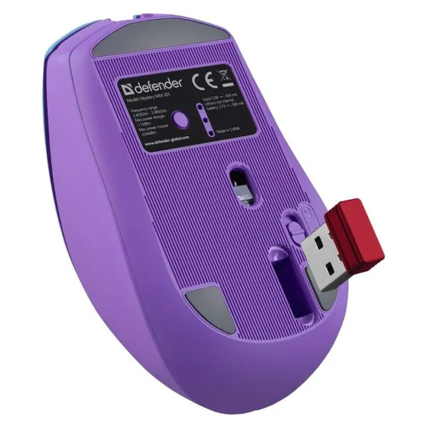 Belaidė Bluetooth pelė Defender MISTERIO MM-301 Purpurinis