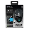 Žaidimų pelė Defender GM-885 KNIGHT Juoda 3200 DPI