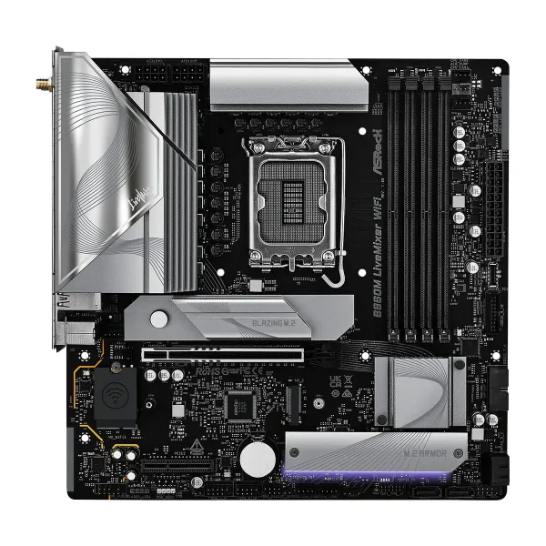 Pagrindinė plokštė ASRock B860M LiveMixer WiFi Intel B860 LGA 1851