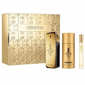  Paco Rabanne 1 Million Eau De Toilette Spray 100ml Set 3 Pieces