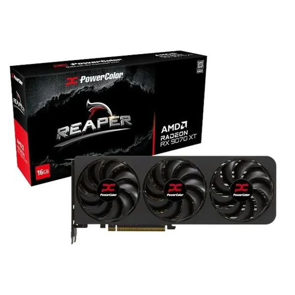 Grafikas Karte Powercolor RX9070XT 16G-A radeon rx 9070 xt 16 GB GDDR6