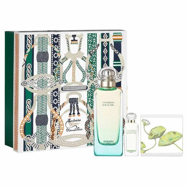 Hermès Un Jardin Sur Le Nil Eau De Toilette Spray 100ml Set 3 Pieces