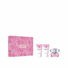 Versace Bright Crystal Eau De Toilette Spray 50ml Set 3 Pieces