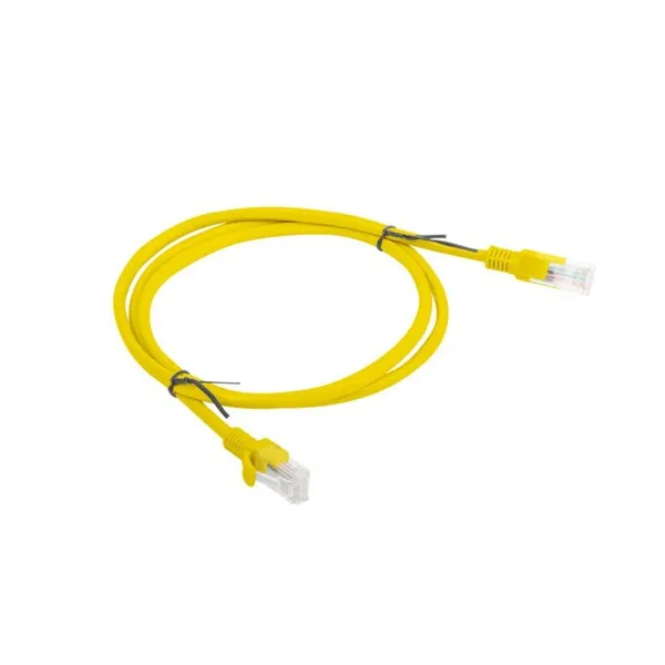 Жесткий сетевой кабель UTP кат. 5е Lanberg PCU5-20CC-0100-Y Жёлтый 1 m