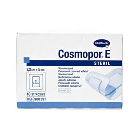 Hartmann Cosmopor E Steril Absorbent Adhesive Dressing 7,2X5cm 10 Units
