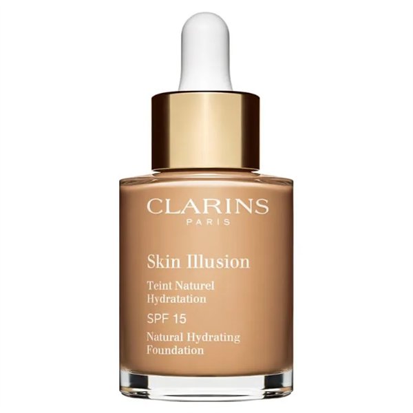 Clarins Skin Illusion Natural Hydrating Foundation Spf15 110 Honey 30ml