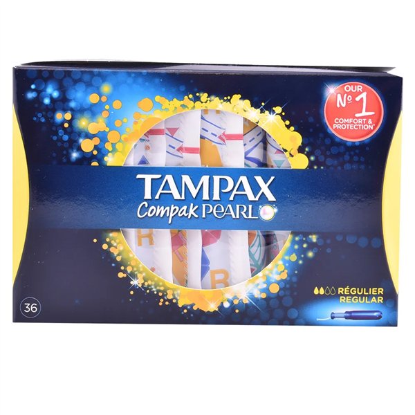 Tampax Pearl Compak Regular 36 Units 