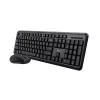 Klaviatūra ir belaidė pelė Trust TKM-350 Juoda QWERTY