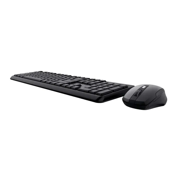 Klaviatūra ir belaidė pelė Trust TKM-350 Juoda QWERTY