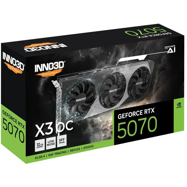 Grafikas Karte INNO3D N50703-12D7X-195064L nvidia geforce rtx 5070 12 GB