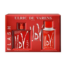 Ulric De Varens Flash Eau De Toilette Spray 100ml Set 2 Pieces