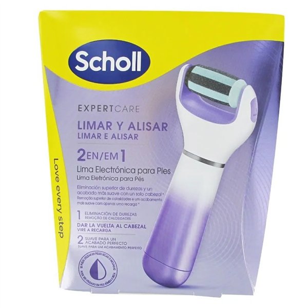 Scholl Velvet Smooth Electronic Foot Care System With Exfoliating Refill Head