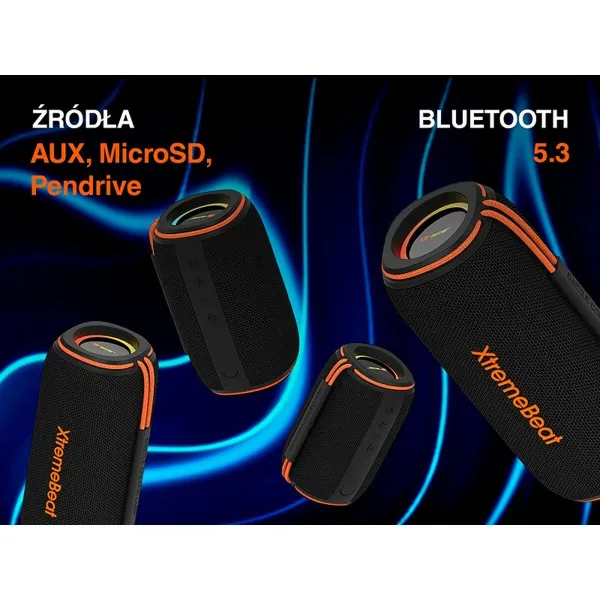 Nešiojamos Bluetooth garso kolonėlės Tracer XtremeBeat Ultra Juoda 25 W