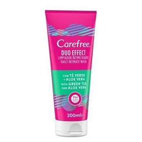 Carefree Duo Effect Intimate Cleanser Green Tea & Aloe Vera 200ml