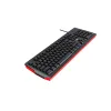 Клавиатура Havit KB866Lbr Чёрный Красный QWERTY