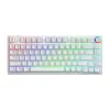 Klaviatūra Savio PHENIX WHITE GAT RED Balta