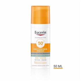 Eucerin Oil Control Dry Touch Gel Crema SPF50+ Tinted Light 50ml