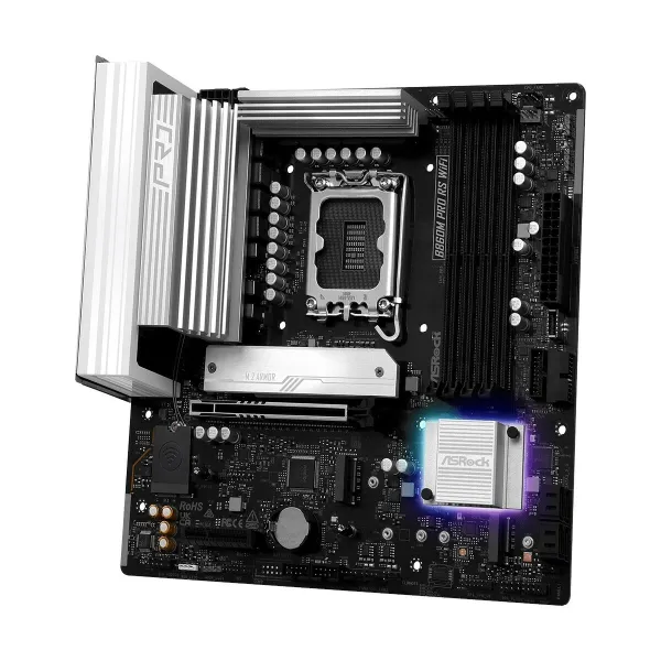 Pagrindinė plokštė ASRock B860M Pro RS WiFi Intel B860 LGA 1851