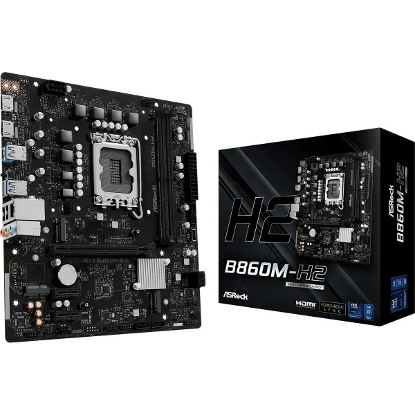 Pagrindinė plokštė ASRock B860M-H2 Intel B860 LGA 1851