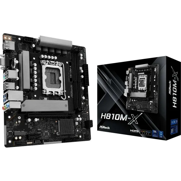 Pagrindinė plokštė ASRock H810M-X