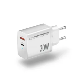 Seinalaadija Esperanza EZC105W Valge 20 W