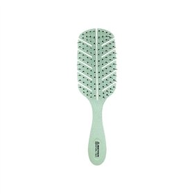 Beter Detangling Natural Fiber Hair Brush Green