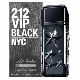 Carolina Herrera 212 Vip Black Ny Rodeo Eau De Parfum Spray 100ml Limited Edition