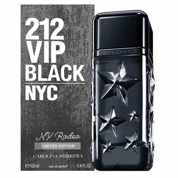 Carolina Herrera 212 Vip Black Ny Rodeo Eau De Parfum Spray 100ml Limited Edition