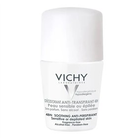 Vichy 48h Anti Perspirant Deodorant Roll On Sensitive Skin 50ml