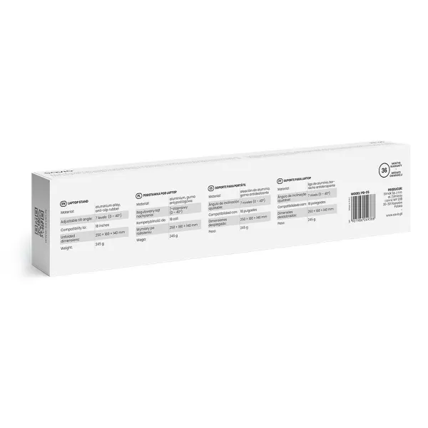 Notebook Stand Savio SAVPB-05 Aluminium