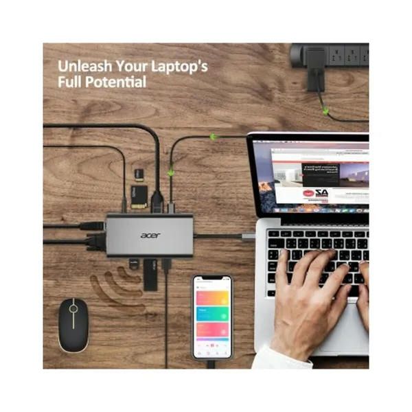 USB-разветвитель Acer HP.DSCAB.002 Серебристый